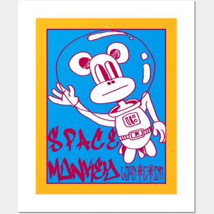 Space monkey Posters and Art